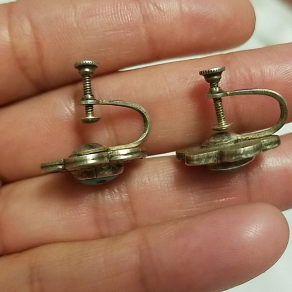 Vintage Navajo Earrings - Picture 3 of 4